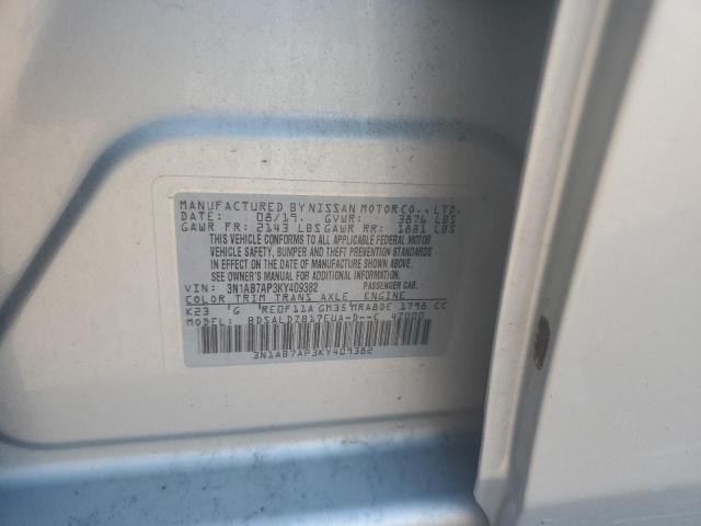 2019 NISSAN SENTRA S - 3N1AB7AP3KY409382