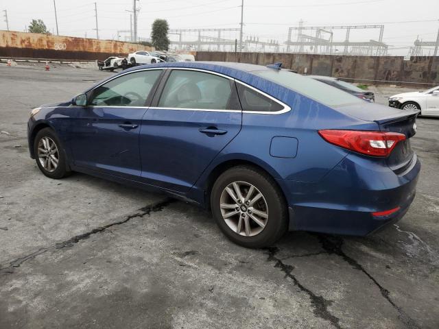 HYUNDAI SONATA SE 2015 blue  gas 5NPE24AF4FH160789 photo #3