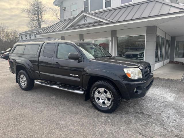 TOYOTA TACOMA ACC 2005 black  Gasoline 5TEUU42N55Z039857 photo #1