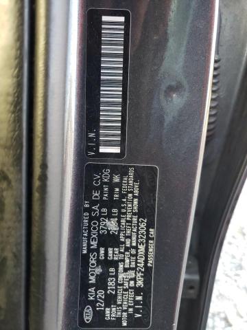 2021 KIA CADENZA EX 3KPF24ADXME323062