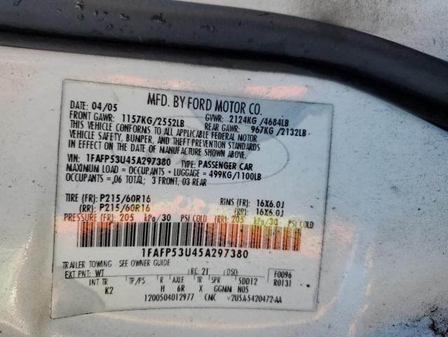 2005 FORD TAURUS SE #3290150265