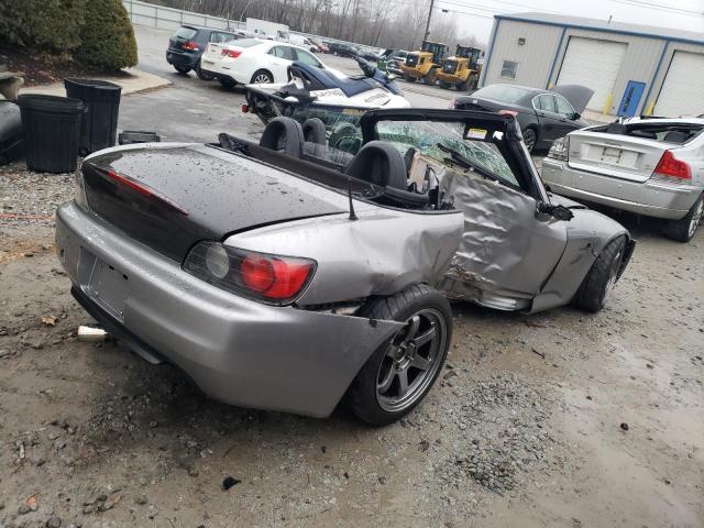 HONDA S2000 2001 silver  gas JHMAP11421T008770 photo #4