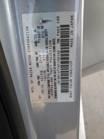 2017 MAZDA 3 TOURING - JM1BN1V71H1106162