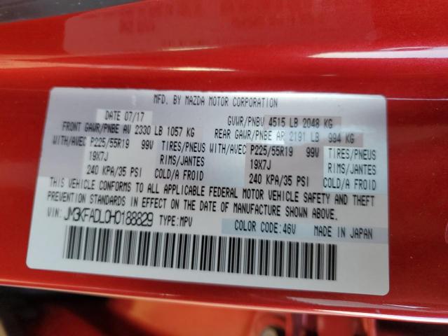 2017 MAZDA CX-5 GRAND - JM3KFADL0H0188829