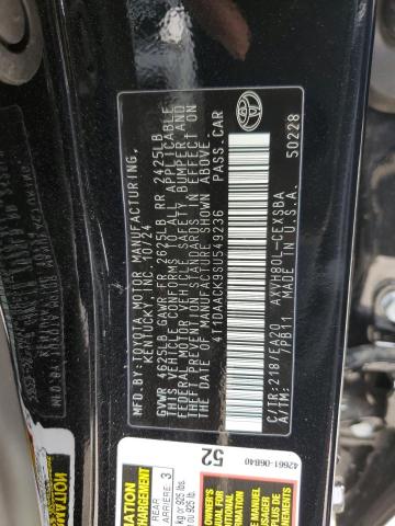 2025 TOYOTA CAMRY XSE - 4T1DAACK9SU549236