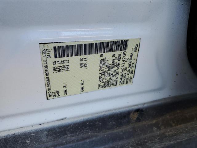 2017 NISSAN MAXIMA 3.5 - 1N4AA6AP5HC424709