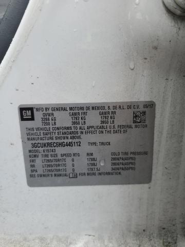2017 CHEVROLET SILVERADO - 3GCUKREC6HG445112
