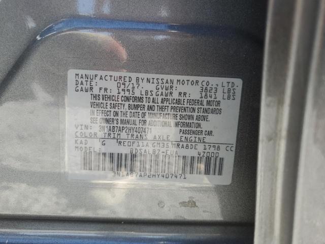 VIN 3N1AB7AP2HY407471 2017 NISSAN SENTRA no.12