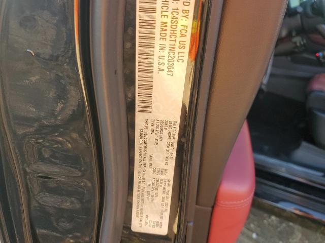 2022 DODGE DURANGO R/ - 1C4SDHCT1NC203647