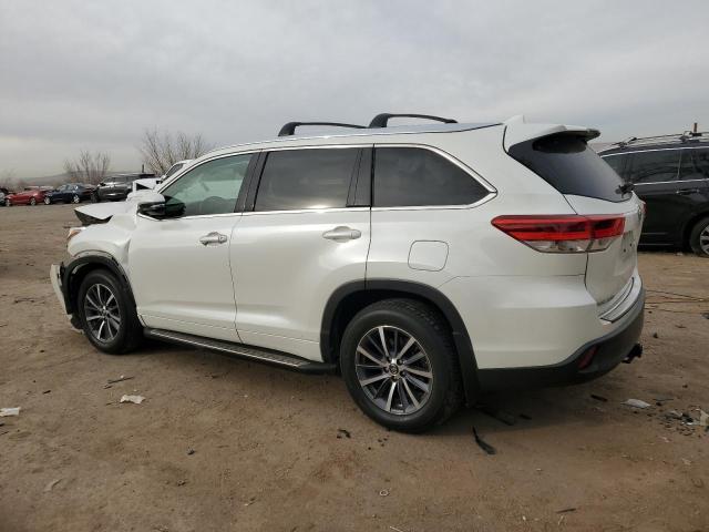 TOYOTA HIGHLANDER 2017 white  gas 5TDJZRFH1HS512922 photo #3