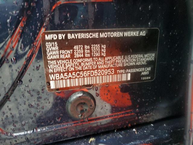 2015 BMW 528 I - WBA5A5C56FD520953