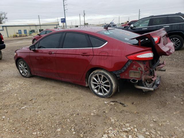 FORD FUSION SE 2016 red  gas 1FA6P0H7XG5131088 photo #3