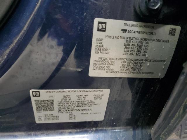 2GC4YNE75N1209811 2022 CHEVROLET ALL Models