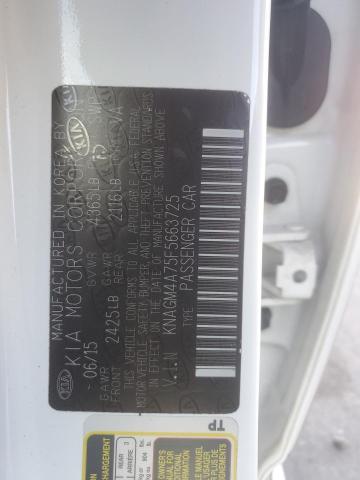 2015 KIA OPTIMA LX - KNAGM4A75F5663725