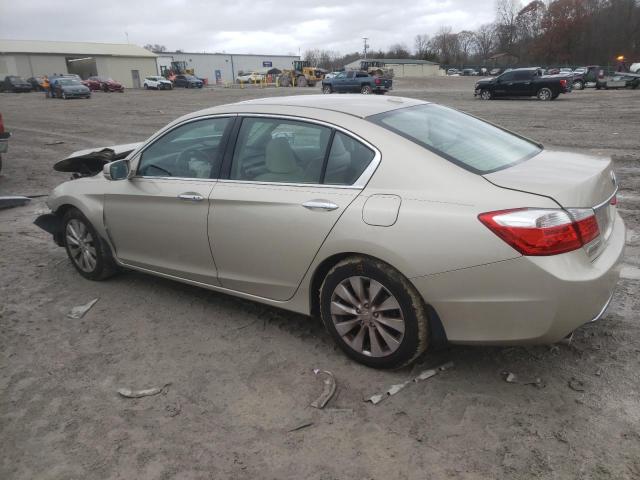 HONDA ACCORD EXL 2013 gold sedan 4d gas 1HGCR3F85DA033613 photo #3