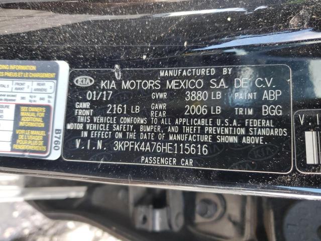 2017 KIA FORTE LX - 3KPFK4A76HE115616