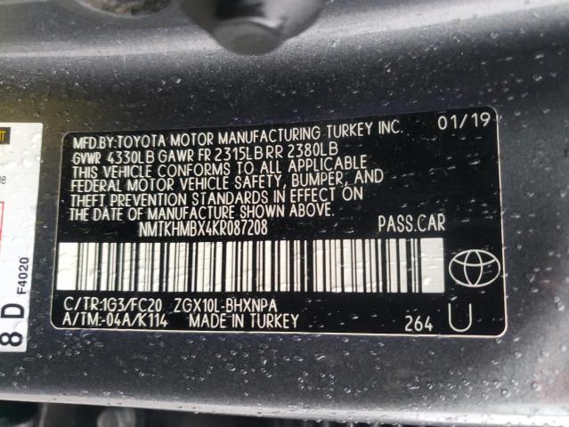 2019 TOYOTA C-HR XLE - NMTKHMBX4KR087208