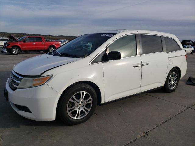 HONDA ODYSSEY EX 2012 white  gas 5FNRL5H60CB032361 photo #1