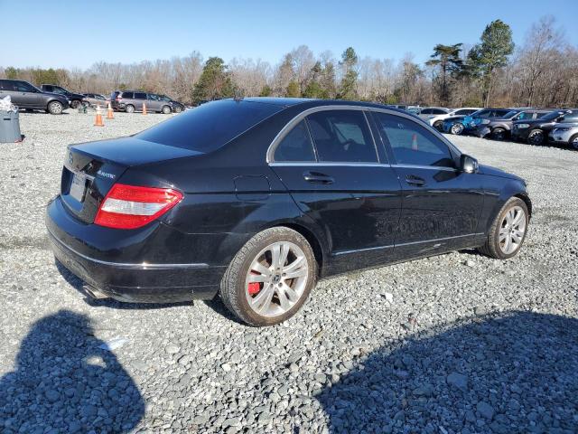 MERCEDES-BENZ C 300 4MAT 2011 black sedan 4d gas WDDGF8BB8BR135287 photo #4