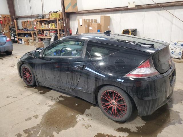 HONDA CR-Z EX 2012 black hatchbac hybrid engine JHMZF1D64CS800091 photo #3