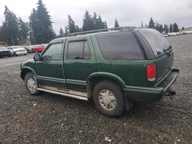 GMC JIMMY 1997 green  gas 1GKDT13WXV2563104 photo #3