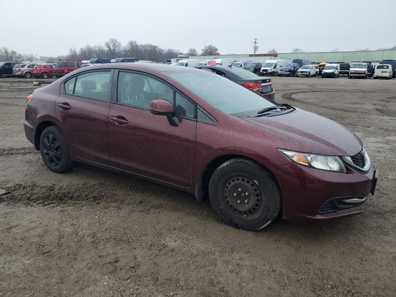 Lot #3029351695 2013 HONDA CIVIC LX