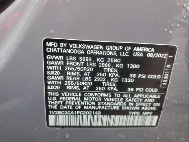 2023 VOLKSWAGEN ATLAS CROS - 1V2BC2CA1PC202143