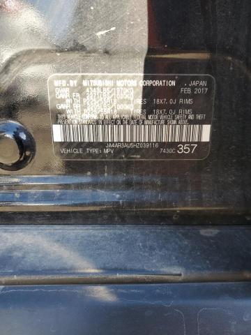 2017 MITSUBISHI OUTLANDER - JA4AR3AU5HZ039116