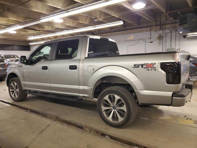 FORD F150 SUPER 2020 silver  gas 1FTEW1E4XLFA56227 photo #3