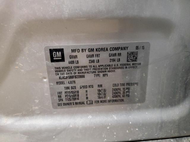 2015 BUICK ENCORE CON - KL4CJFSB8FB220666