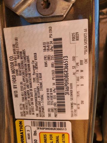 2016 FORD FUSION SE - 3FA6P0HD8GR366513