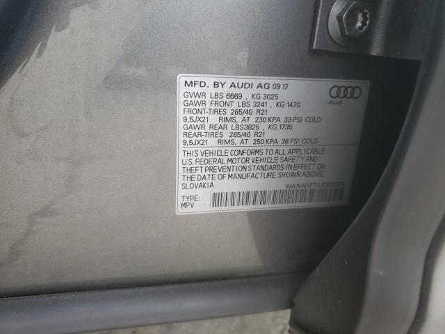 VIN WA1VAAF74JD013920 2018 AUDI Q7 no.12