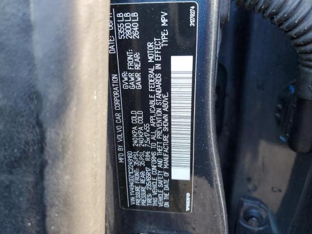 2012 VOLVO XC60 3.2 - YV4940DZ1C2249160