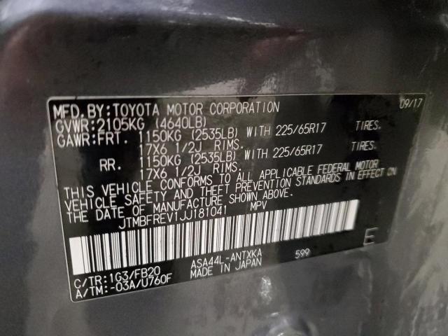 2018 TOYOTA RAV4 LE - JTMBFREV1JJ181041