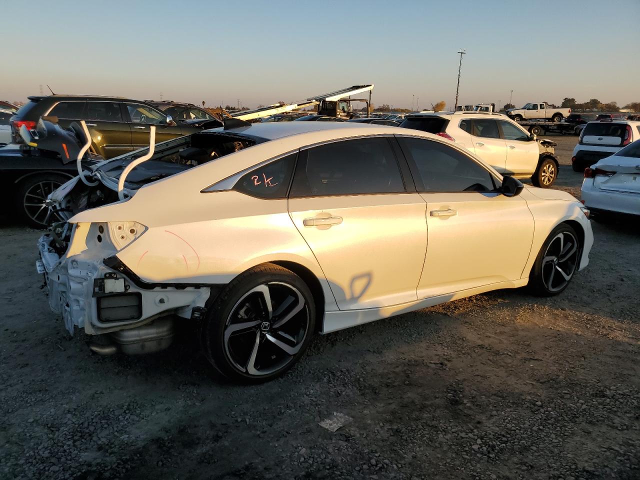 Lot #3030385495 2021 HONDA ACCORD SPO