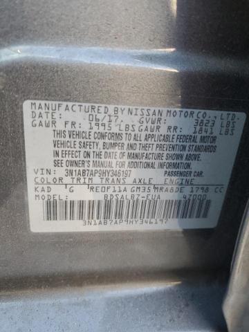 2017 NISSAN SENTRA S - 3N1AB7AP9HY346197
