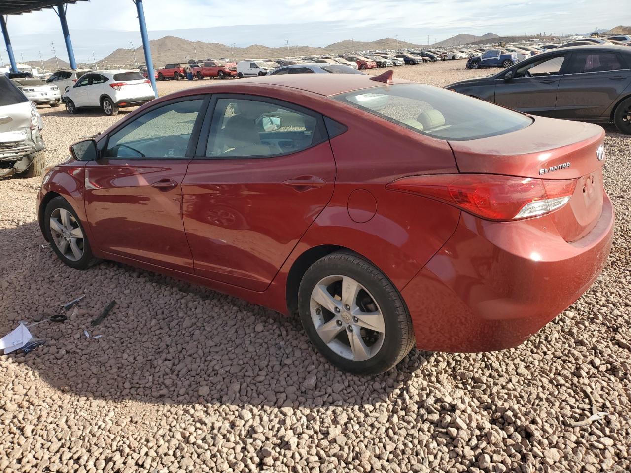 Lot #3040872161 2013 HYUNDAI ELANTRA GL