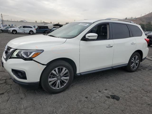 NISSAN PATHFINDER 2019 white  gas 5N1DR2MN7KC603677 photo #1