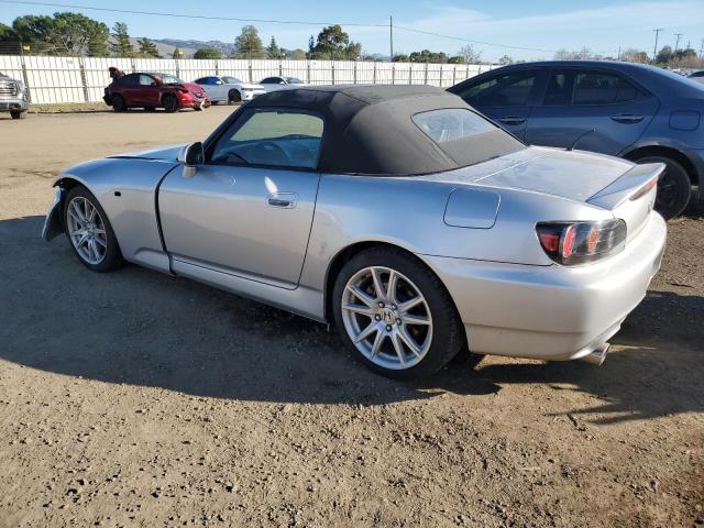 HONDA S2000 2004 silver  gas JHMAP21494S001170 photo #3