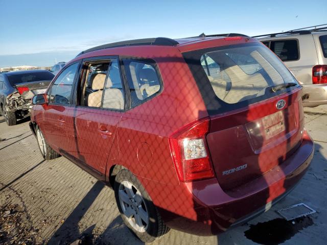 KIA RONDO LX 2008 red  gas KNAFG526987174332 photo #3