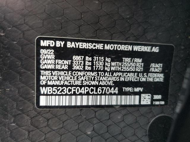 2023 BMW IX XDRIVE5 WB523CF04PCL67044