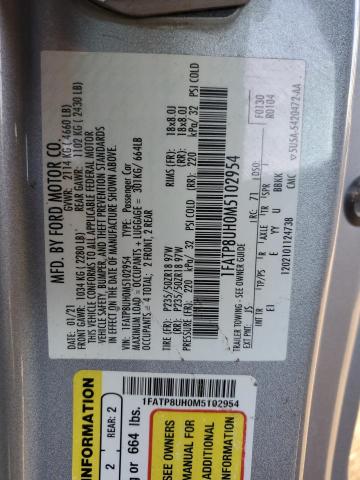 2021 FORD MUSTANG - 1FATP8UH0M5102954