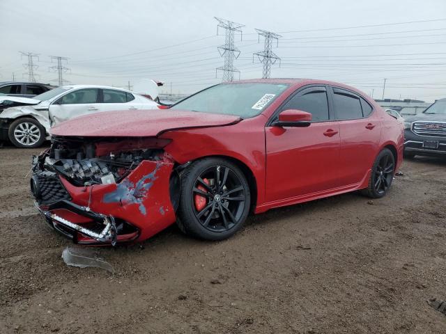 ACURA TLX TECH+A 2018 red  gas 19UUB3F62JA004914 photo #1