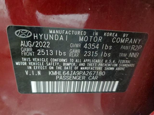 VIN KMHL64JA9PA267180 2023 HYUNDAI SONATA no.12