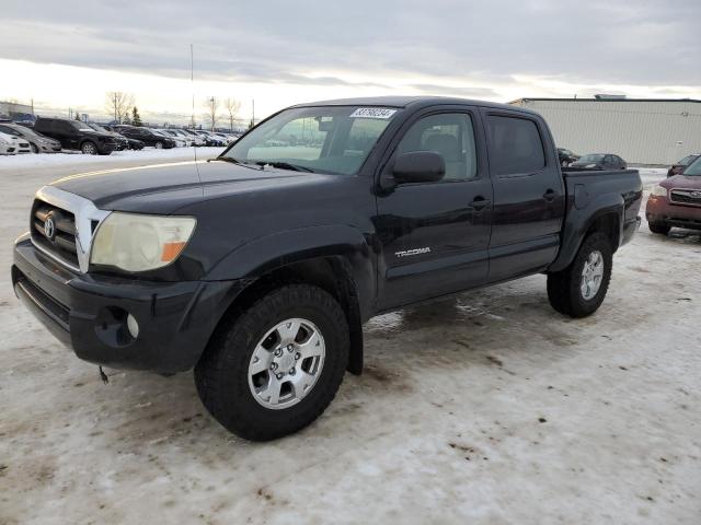 TOYOTA TACOMA DOU 2005 black crew pic gas 5TELU42N45Z103320 photo #1