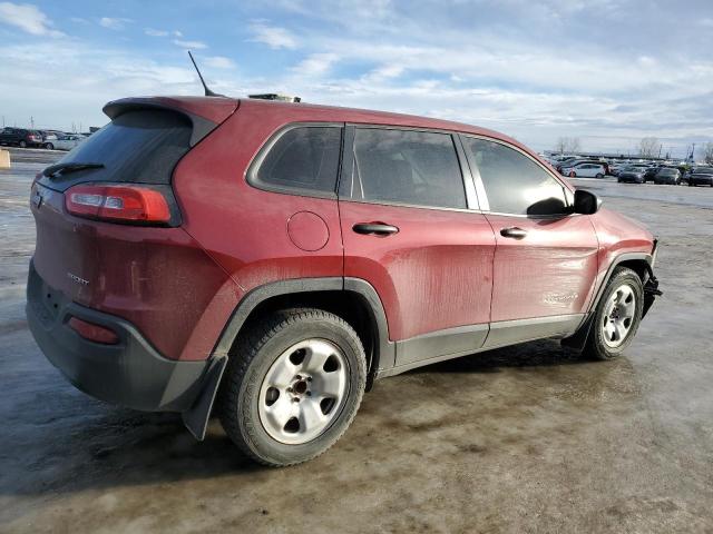 JEEP CHEROKEE S 2017 red  gas 1C4PJLAB9HW603292 photo #4