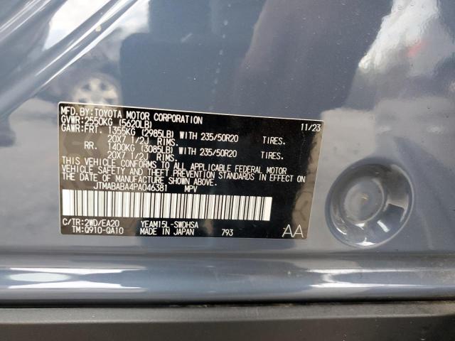 2023 SUBARU SOLTERRA P JTMABABA4PA046381