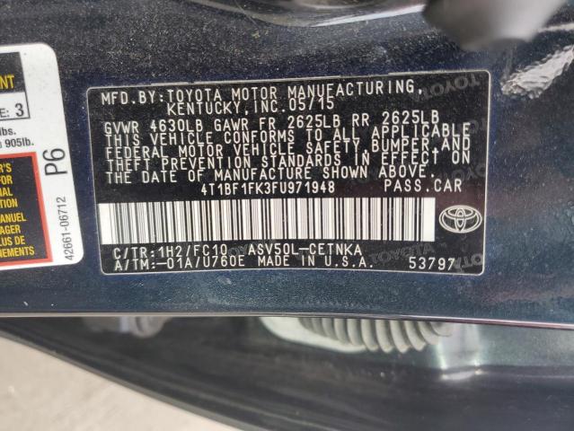 2015 TOYOTA CAMRY LE - 4T1BF1FK3FU971948