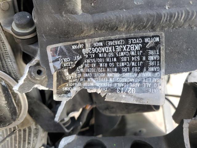 2013 KAWASAKI ZX636 E - JKBZXJE1XDA006209