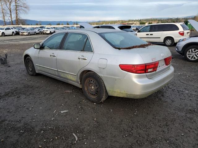 HONDA ACCORD LX 2005 silver  gas 1HGCM56445L000406 photo #3